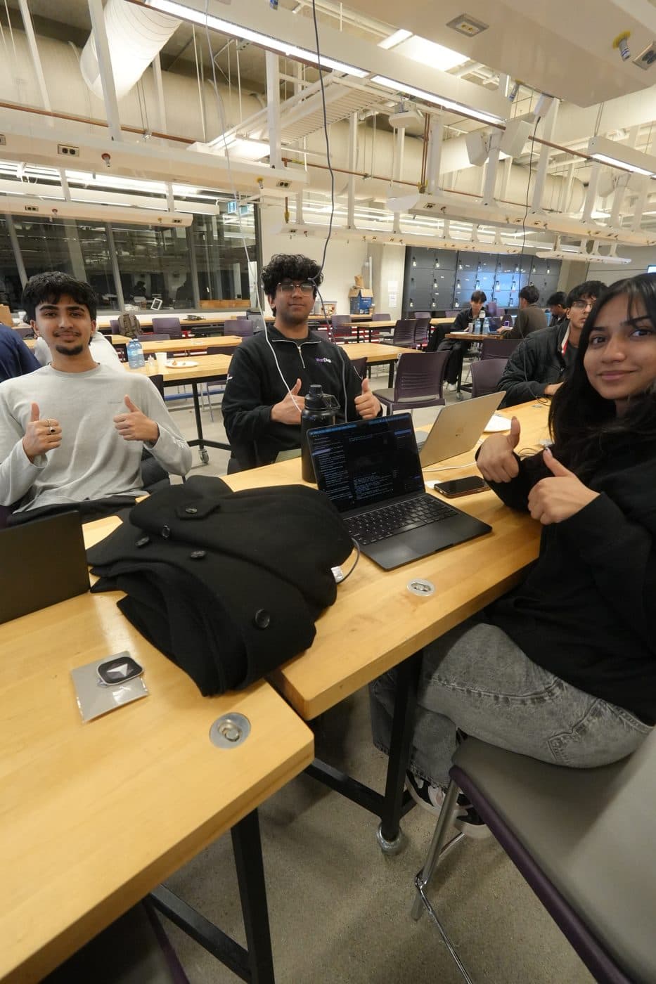 Builders at a Cursor build night in Waterloo