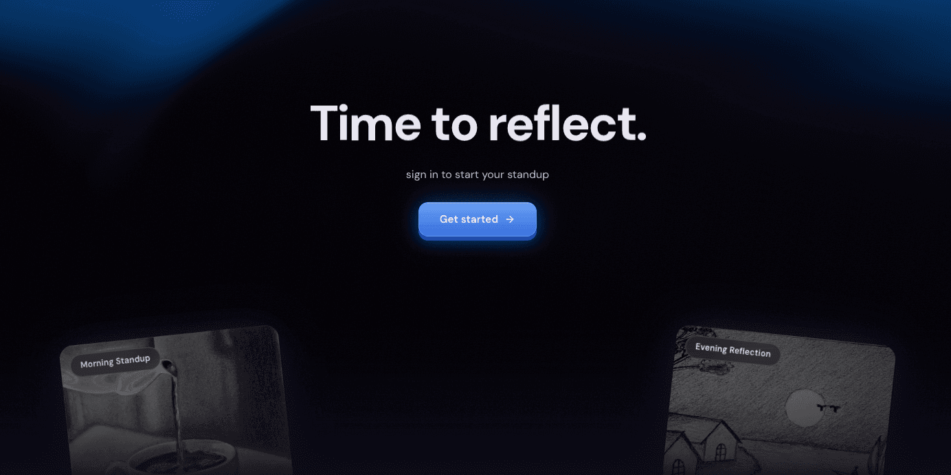Standup app dashboard